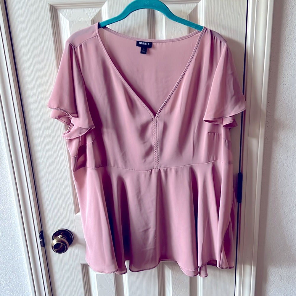 Pink Torrid Blouse - 1X